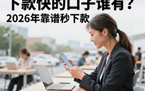 下款快的口子谁有？2026年靠谱秒下款平台推荐