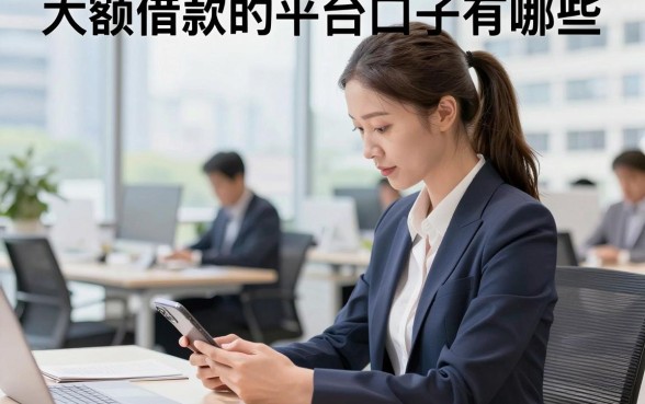 大额借款的平台口子有哪些,哪里能借到大额资金