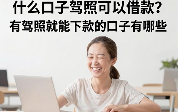 什么口子驾照可以借款？有驾照就能下款的口子有哪些