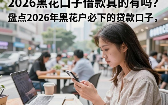 2026黑花口子借款真的有吗？盘点2026年黑花户必下的贷款口子