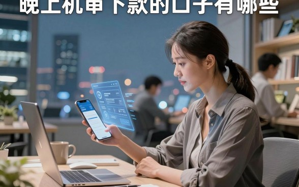 晚上机审下款的口子有哪些，深夜急用钱哪里能快速贷到款