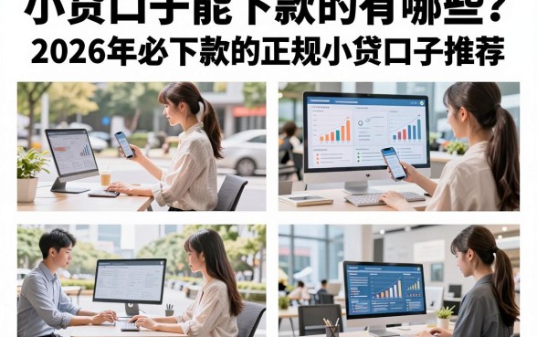 小贷口子能下款的有哪些？2026年必下款的正规小贷口子推荐