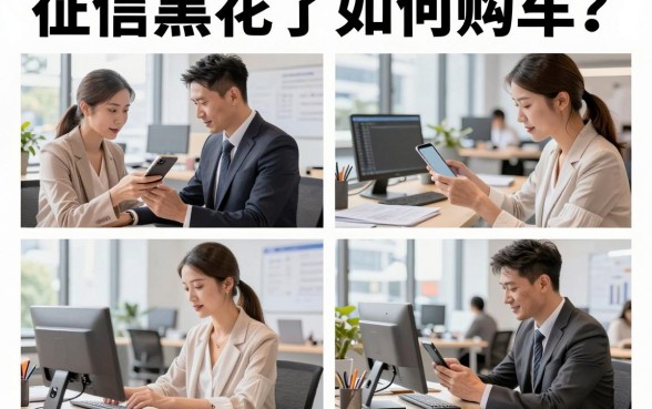 征信黑花了如何购车?征信黑户还能贷款买车吗
