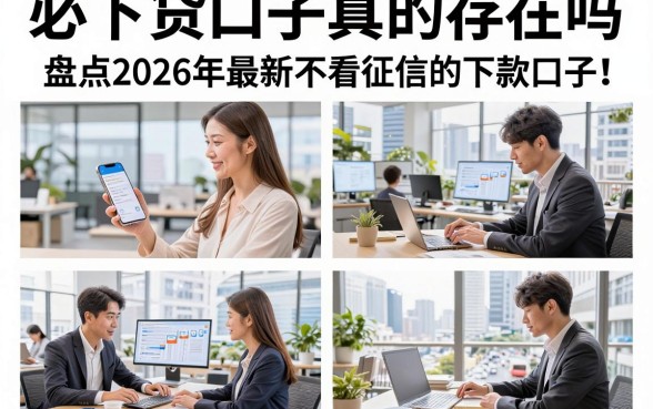 必下贷口子真的存在吗，盘点2026年最新不看征信的下款口子
