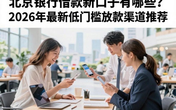 北京银行借款新口子有哪些?2026年最新低门槛放款渠道推荐