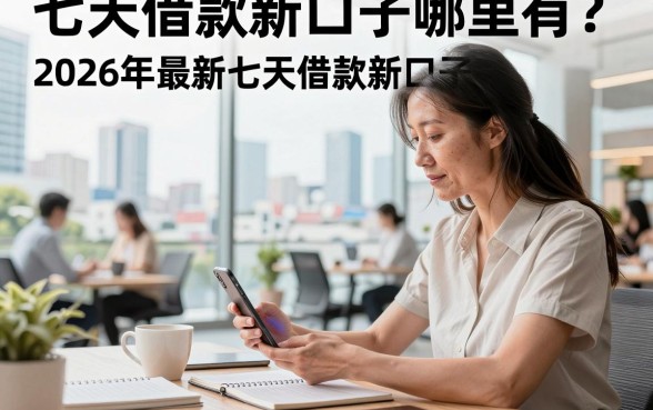 七天借款新口子哪里有?2026年最新七天借款新口子大全推荐