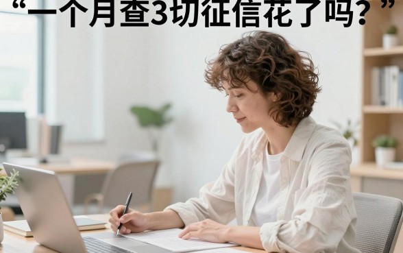 一个月查3次征信花了吗？一个月查几次征信会影响贷款