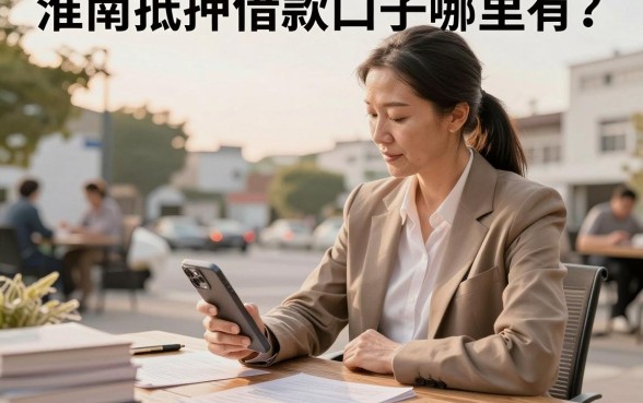 淮南抵押借款口子哪里有?淮南抵押借款口子哪家利息低