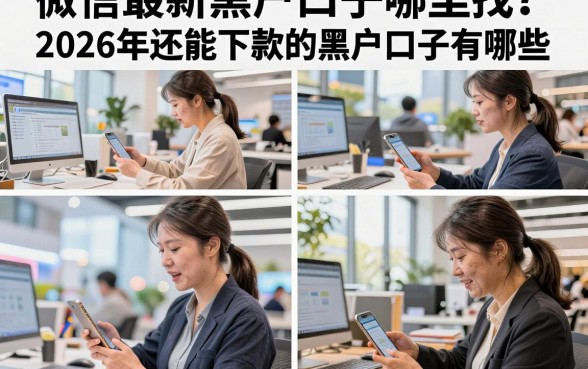 微信最新黑户口子哪里找?2026年还能下款的黑户口子有哪些