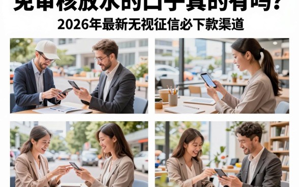 免审核放水的口子真的有吗?盘点2026年最新无视征信必下款渠道