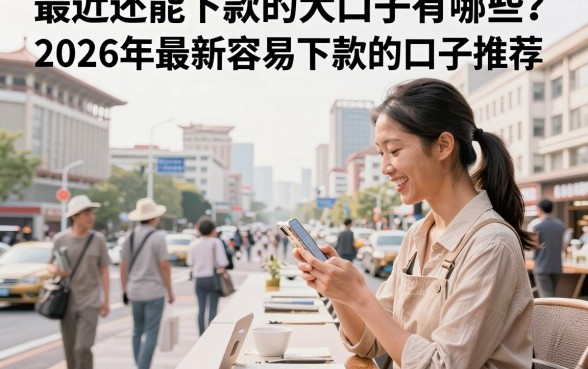 最近还能下款的大口子有哪些？2026年最新容易下款的口子推荐