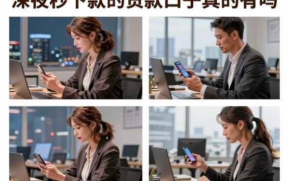 深夜秒下款的贷款口子真的有吗，盘点几个容易通过的借款平台