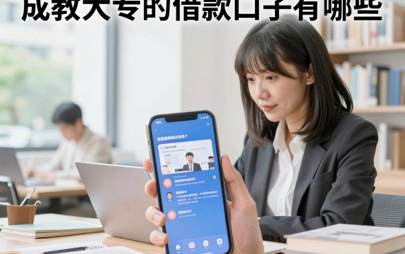 成教大专的借款口子有哪些，成教大专学历哪里能借到钱