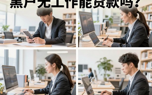 黑户无工作能贷款吗?黑户没工作哪里可以借到钱