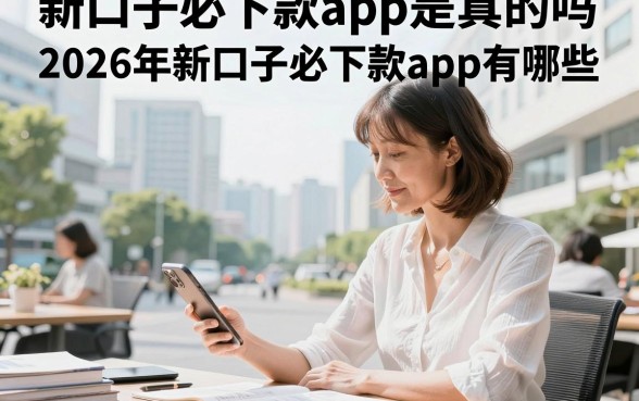 新口子必下款app是真的吗,2026年新口子必下款app有哪些