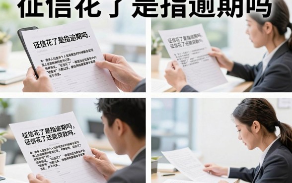 征信花了是指逾期吗，征信花了还能贷款吗