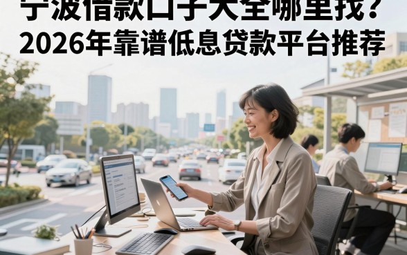 宁波借款口子大全哪里找？2026年靠谱低息贷款平台推荐