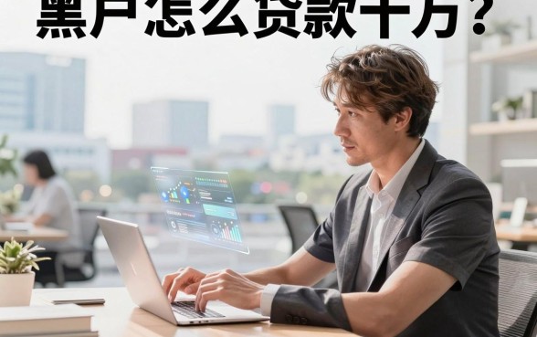黑户怎么贷款十万?征信黑户哪里能下款