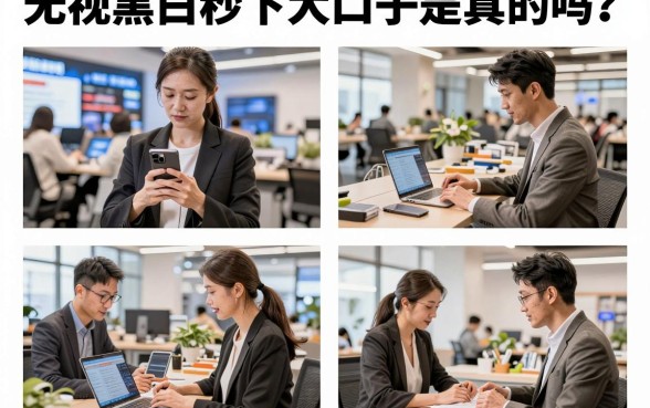 无视黑白秒下大口子是真的吗?2026年无视黑白秒下大口子有哪些?