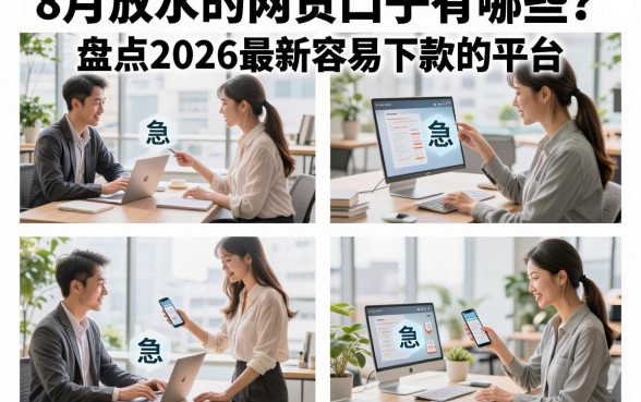 8月放水的网贷口子有哪些？盘点2026最新容易下款的平台
