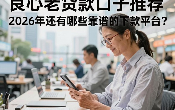 良心老贷款口子推荐,2026年还有哪些靠谱的下款平台?