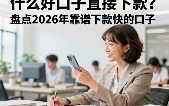 什么好口子直接下款?盘点2026年靠谱下款快的口子