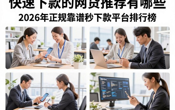 快速下款的网贷推荐有哪些，2026年正规靠谱秒下款平台排行榜