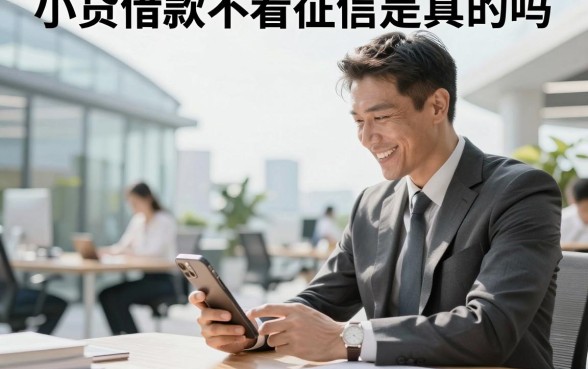 小贷借款不看征信是真的吗,有没有不看征信的小额贷款
