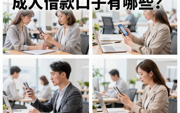 成人借款口子有哪些?盘点2026年容易下款的正规平台