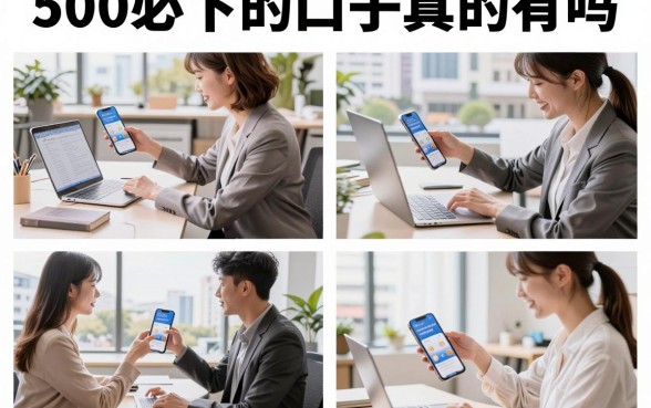 500必下的口子真的有吗，征信花哪里能借到钱