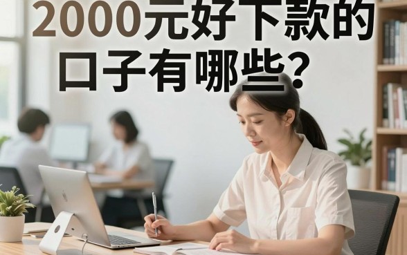 2000元好下款的口子有哪些？2024年不看征信秒通过的贷款平台推荐
