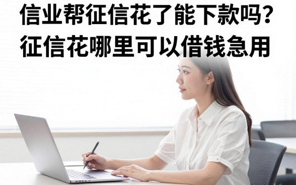 信业帮征信花了能下款吗?征信花哪里可以借钱急用