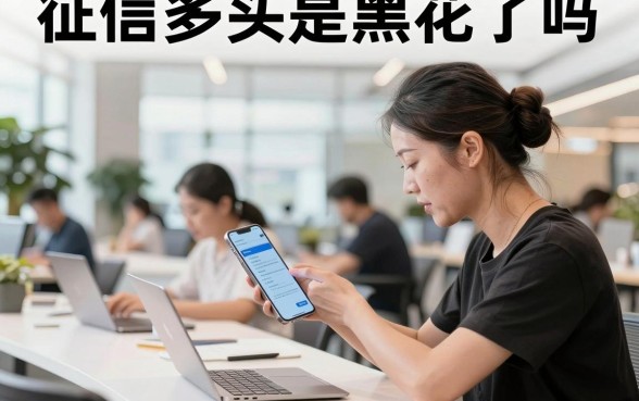 征信多头是黑花了吗,征信多头借贷存在风险吗