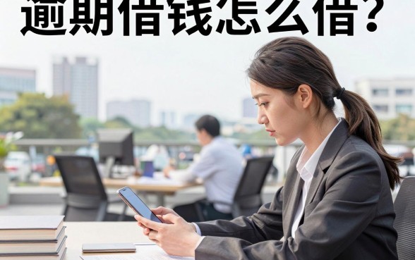 逾期借钱怎么借？征信黑户哪里可以贷款急用钱