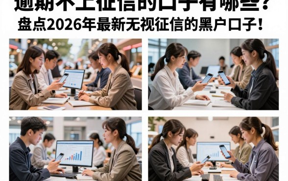 逾期不上征信的口子有哪些?盘点2026年最新无视征信的黑户口子
