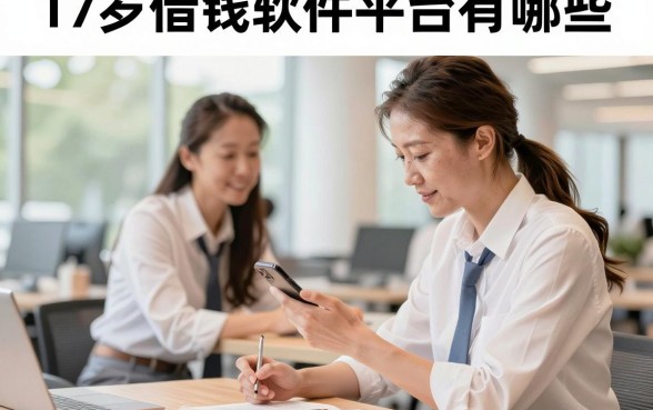 17岁借钱软件平台有哪些,未成年可以借钱的正规平台推荐