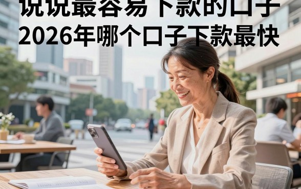 说说最容易下款的口子，2026年哪个口子下款最快？