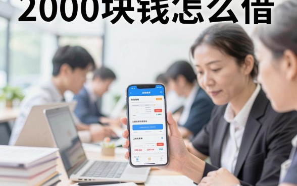 2000块钱怎么借,2000元小额贷款哪里容易下款