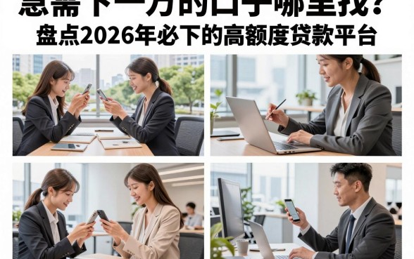 急需下一万的口子哪里找?盘点2026年必下的高额度贷款平台