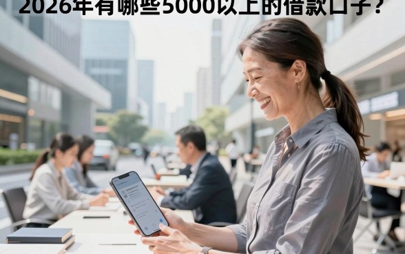 2026年有哪些5000以上的借款口子?盘点容易下款的正规平台