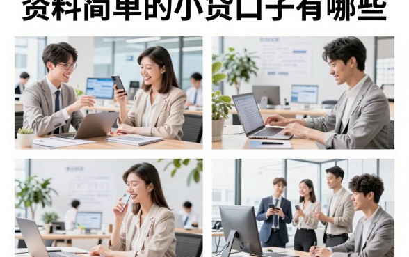 资料简单的小贷口子有哪些，2026年审核容易通过的小额贷款推荐