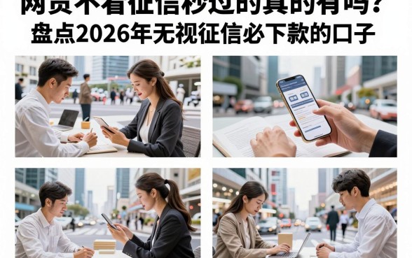 网贷不看征信秒过的真的有吗?盘点2026年无视征信必下款的口子