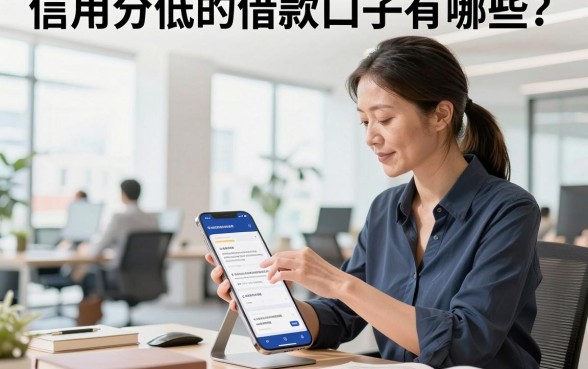 信用分低的借款口子有哪些?哪里能找到无视征信秒下款的平台?