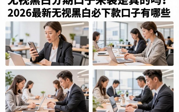 无视黑白分期口子来袭是真的吗？2026最新无视黑白必下款口子有哪些