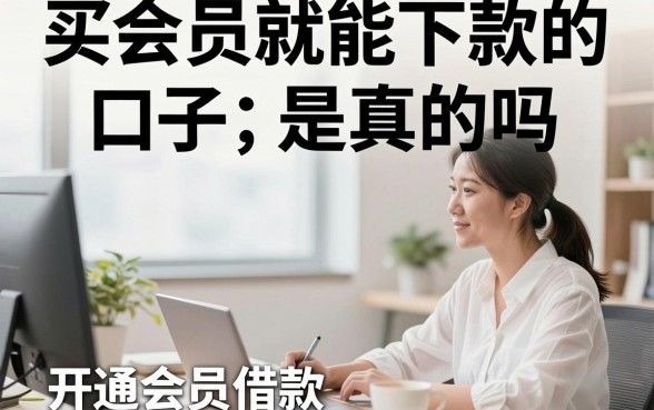 买会员就能下款的口子是真的吗，开通会员借款能通过吗