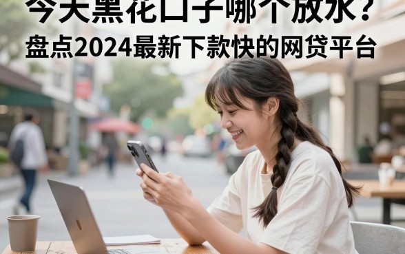 今天黑花口子哪个放水？盘点2024最新下款快的网贷平台