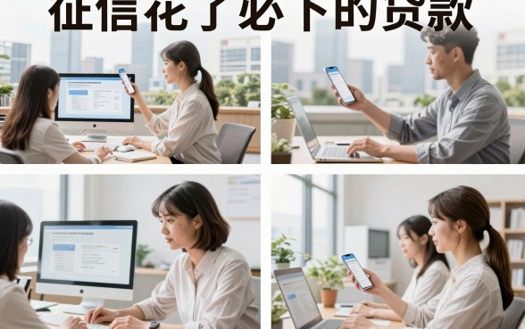 征信花了必下的贷款,征信花了哪里可以借到钱?