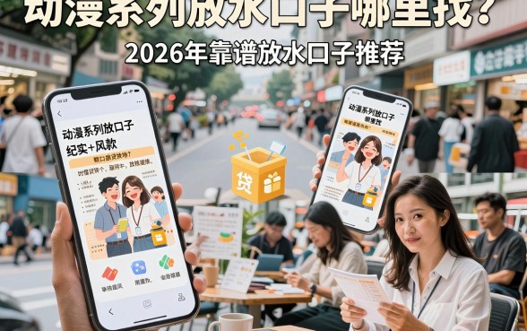 动漫系列放水口子哪里找?2026年靠谱放水口子推荐