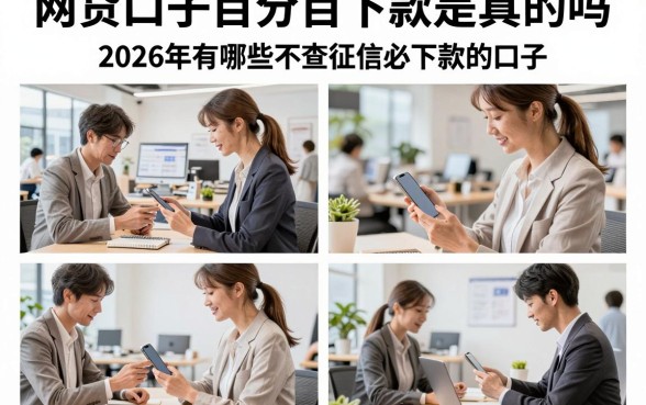 网贷口子百分百下款是真的吗,2026年有哪些不查征信必下款的口子