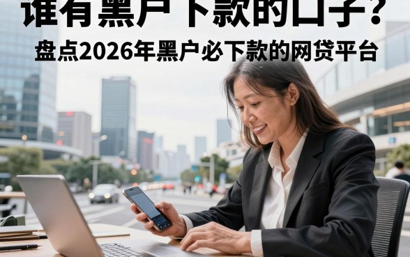 谁有黑户下款的口子？盘点2026年黑户必下款的网贷平台